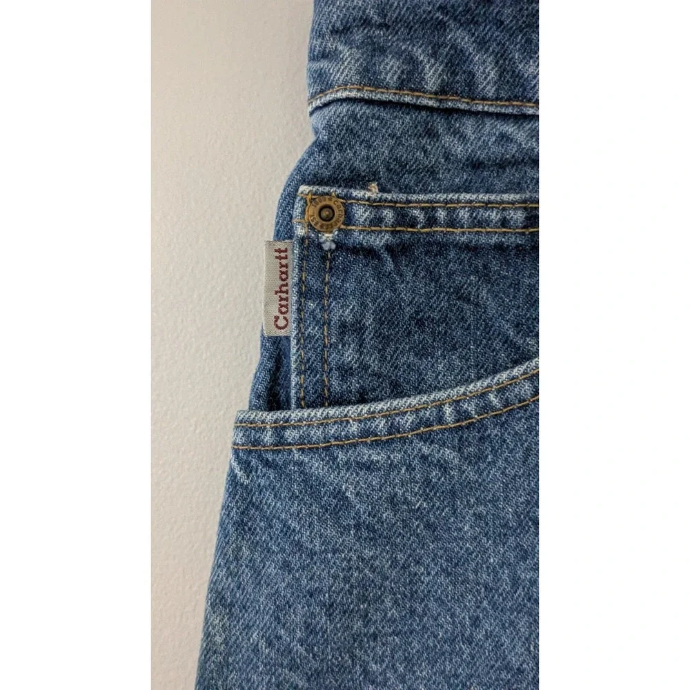 Carhartt B17 DST Relaxed Fit Straight Leg Jeans Blue Denim 44x30 Vintage 2001